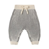 Quincy Mae Chunky Knit Pant Midnight Stripe