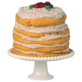 Maileg Party cake and cake stand, Mouse -Off White