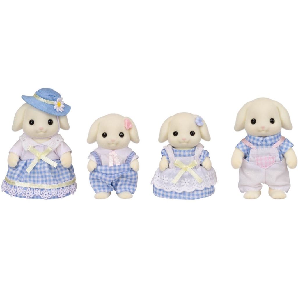 Calico Critters Flora Rabbit Family