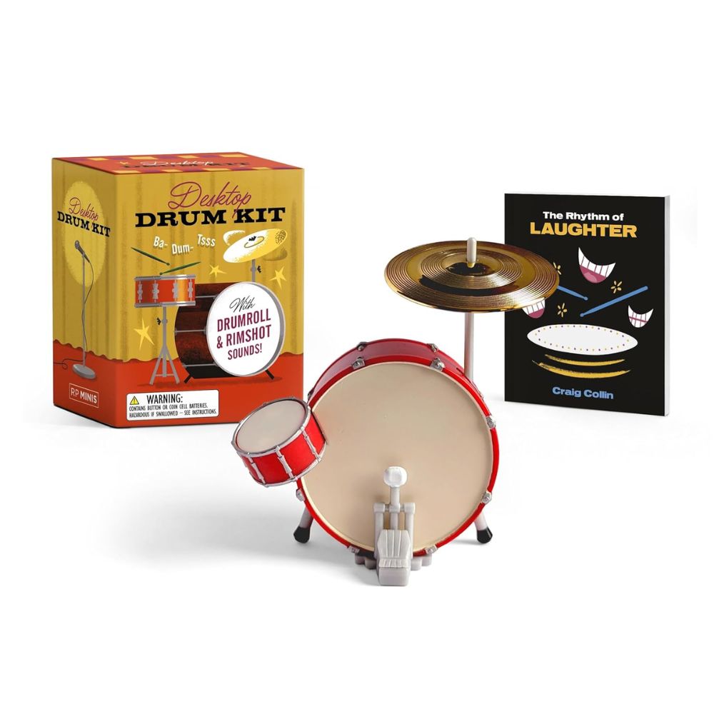 Desktop Drum Kit: with Drumroll and Rimshot Sounds