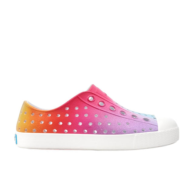 Jefferson Big Kid Print Shell White / Transparent / Rainbow Spray