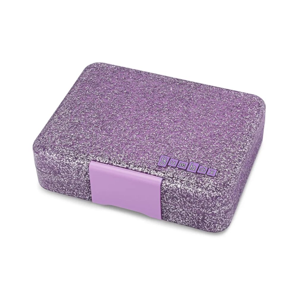 Yumbox Snack Size 3 Compartment  Glitter - Princess Purple