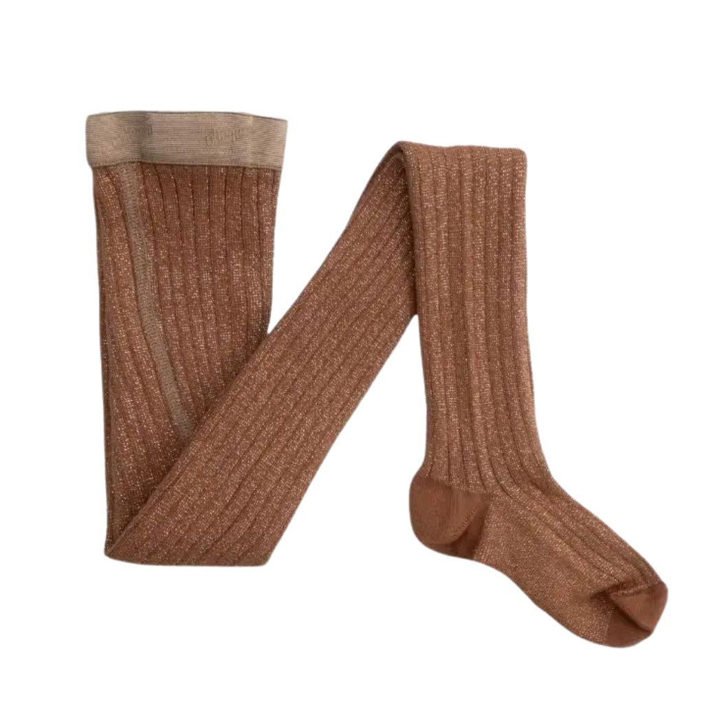 Collegien Amélie Brilliant Tights Mocha Mousse