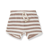 1 + in the Family Newborn FERES Striped Terry Shorts