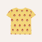 The Campamento Ladybug Allover Yellow Baby Tshirt