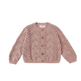 Quincy Mae Knit Cardigan Mauve