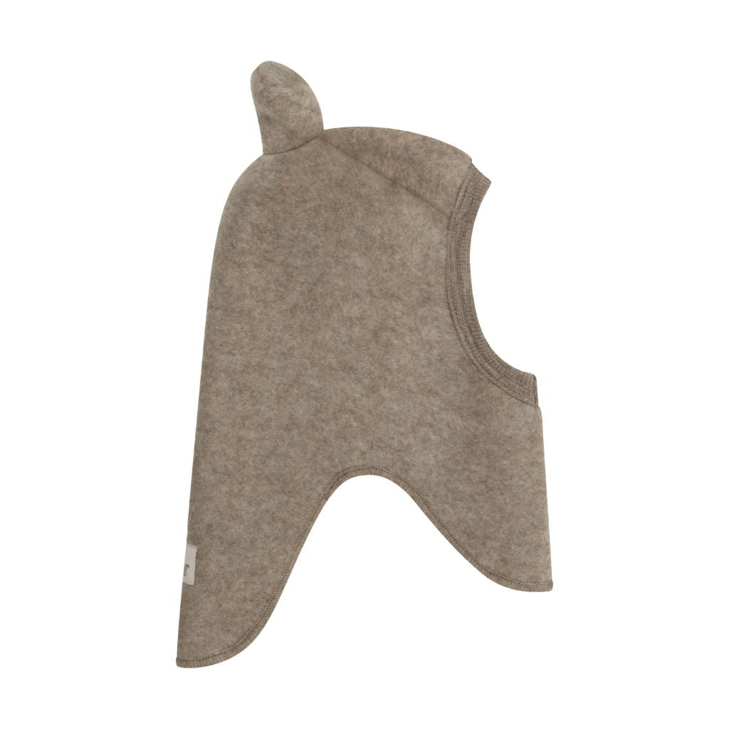 Huttelihut Balaclava Ears Wool Fleece Savannah Melange