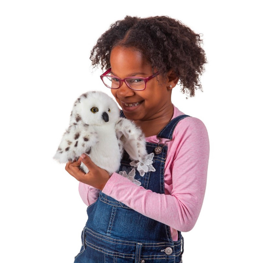 Hand Puppet- Small Snowy Owl