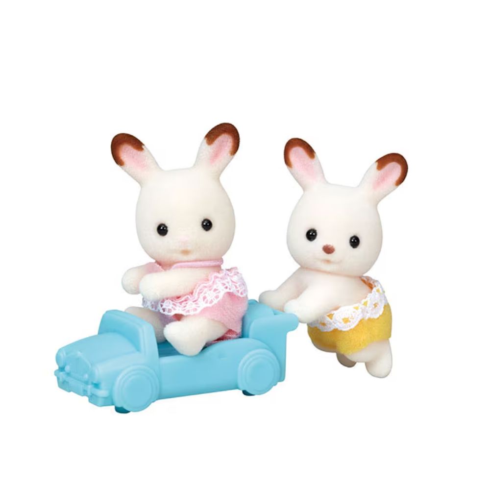Calico Critters Chocolate Rabbit Twins