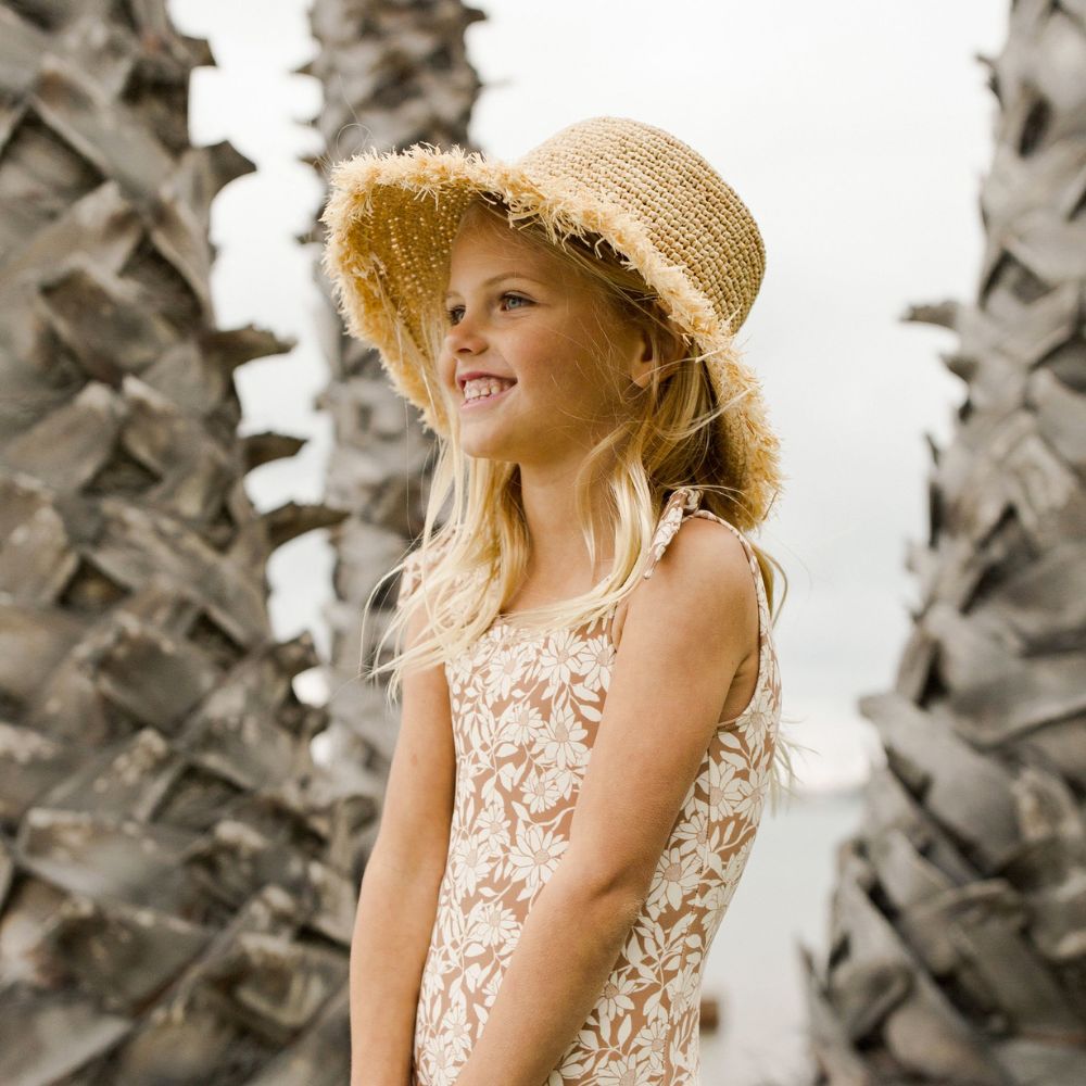 Rylee + Cru Straw Bucket Hat