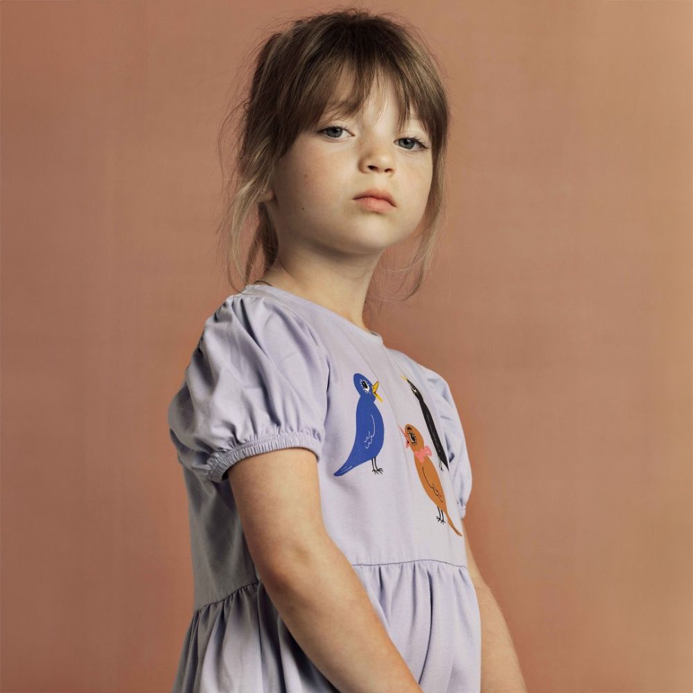 Mini Rodini Birds sp ss Dress