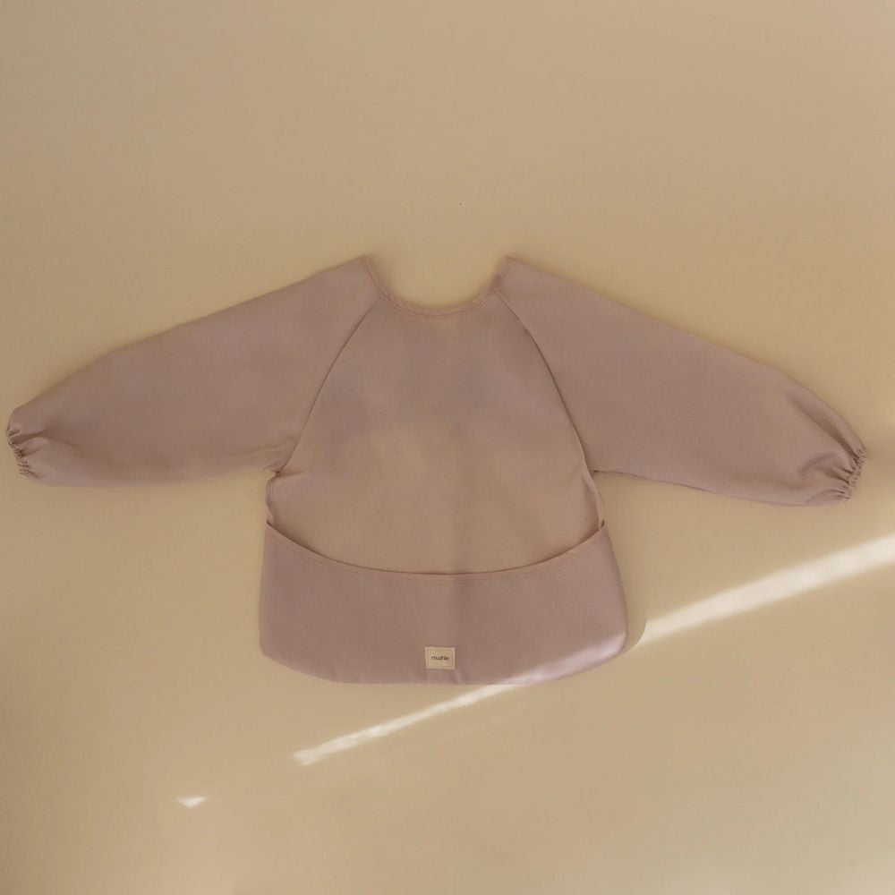 Mushie Long Sleeve Bib - Blush