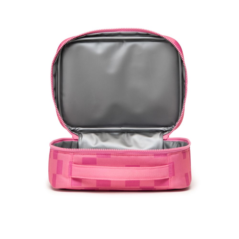 Minecraft Pop Quiz Lunch Box Little Herschel Pink Sheep