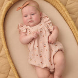 Quincy Mae Maya Romper Cherries