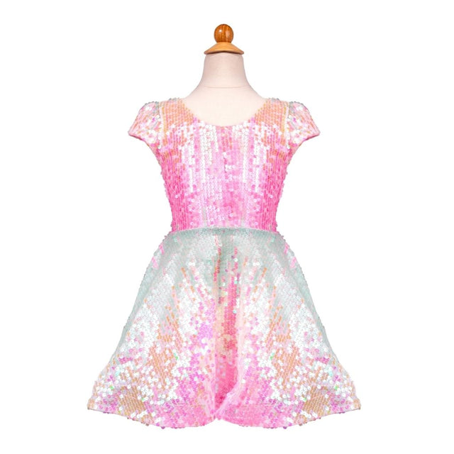 Sorbet Swirl Skater Dress, Size 5-6