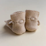 Hvid Merino Wool Booties Oat