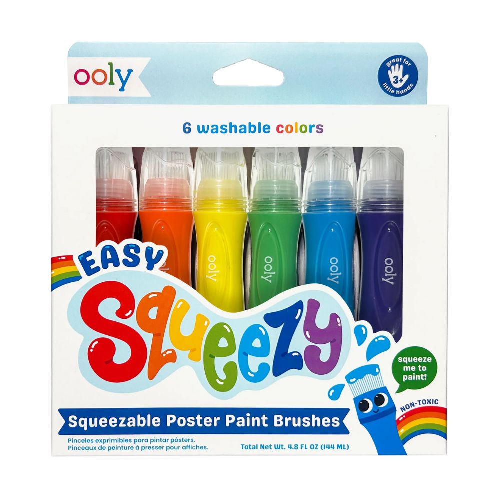 Easy Squeezy - Squeezable Poster Paint Brushes
