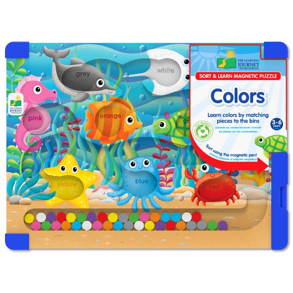 Sort and Learn Magnetic Puzzle - Colors