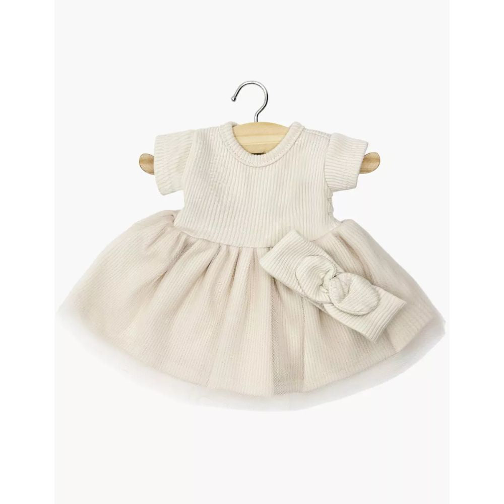 Minikane Babies Collection 28cm - Rosana short-sleeved tutu and matching linen headband