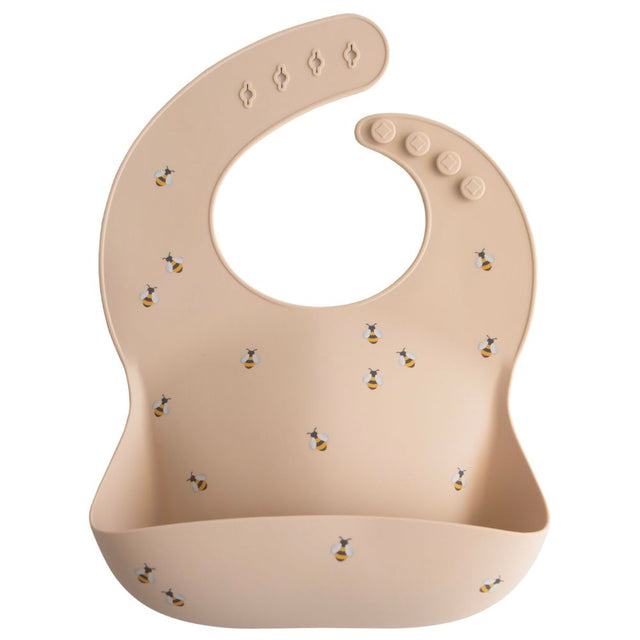 Mushie Silicone Baby Bib - Bees