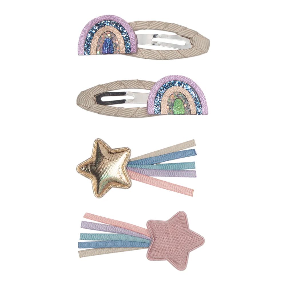 Mimi & Lula - O'rainbow Clip Set Space Unicorn