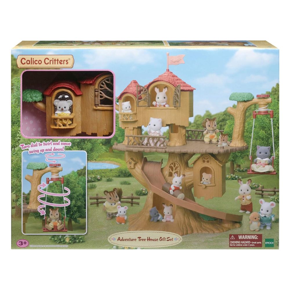 Calico Critters Adventure Tree House Gift Set