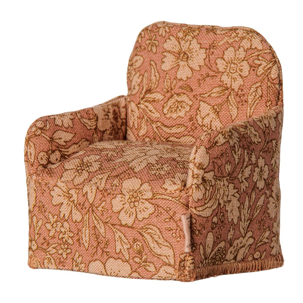 Maileg Folding chair, Mouse - Flower