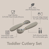 noüka Toddler Cutlery Set - Soft Blush
