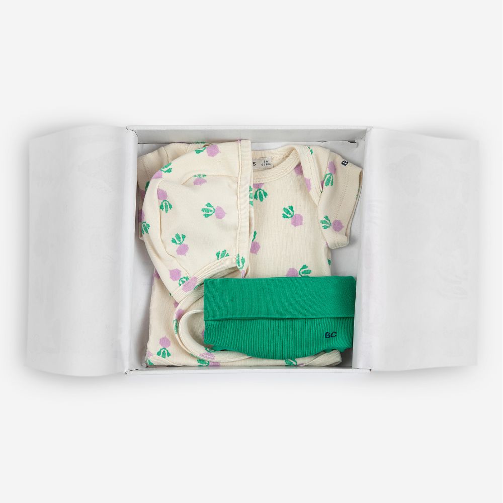 Bobo Choses Pixel Sugar Beet all over gift set