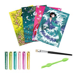 Djeco Arts and Crafts- Glitter Boards - Glitter Dresses