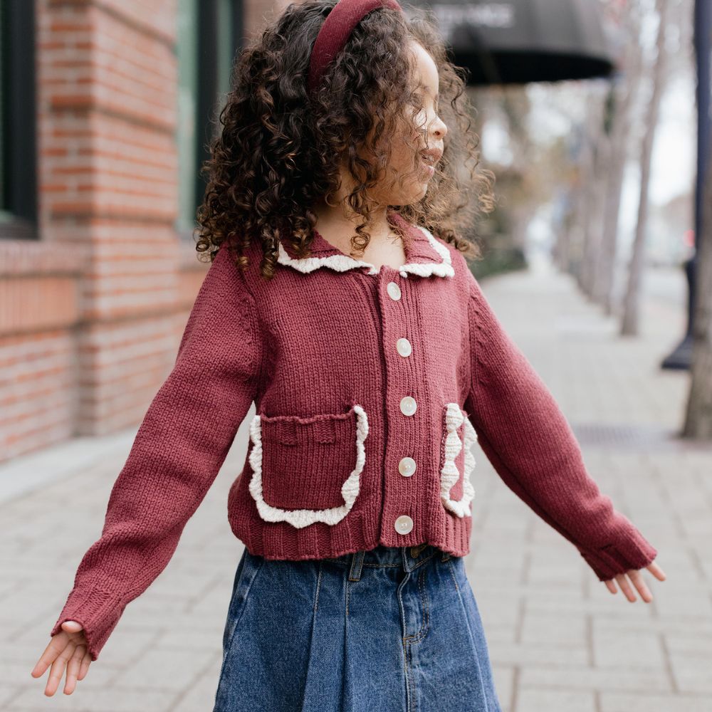 Rylee + Cru Collared Cardigan B