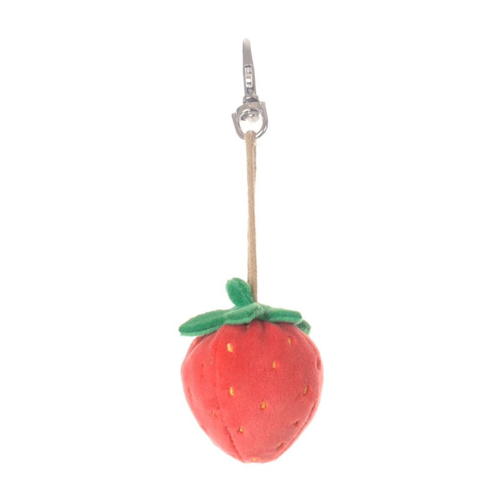 Bukowski Bears Strawberry Bag Charm - Red