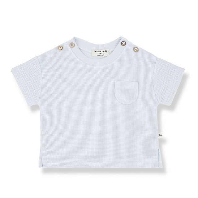 1 + in the Family Newborn DELION Waffle T Shirt MB