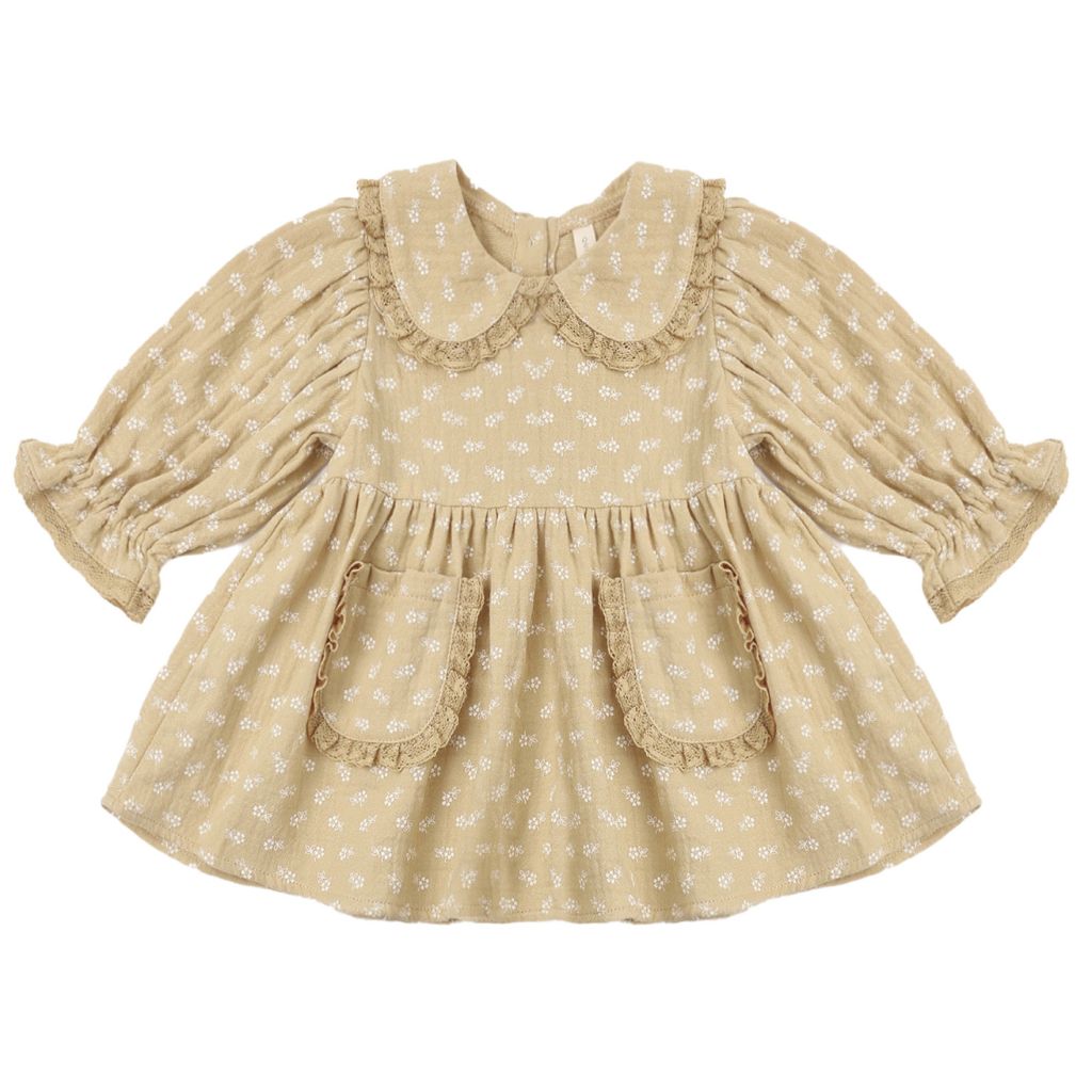 Quincy Mae Marisol Dress Butterscotch Floral