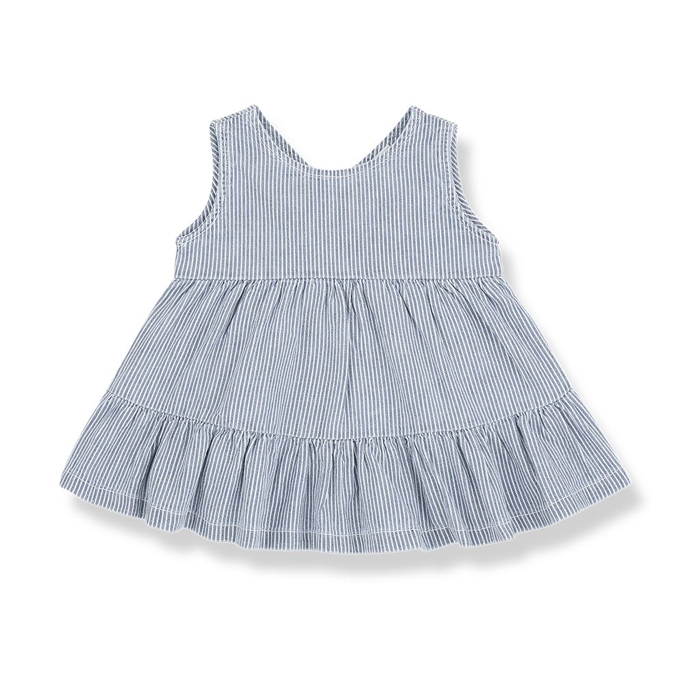 1 + in the Family GALDANA Denim Tiered Dress