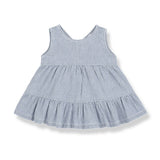 1 + in the Family GALDANA Denim Tiered Dress