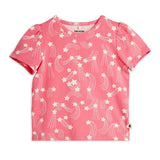 Mini Rodini Starfall AOP Puff Sleeve SS Top
