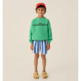 The Campamento Blue Stripes Washed Shorts