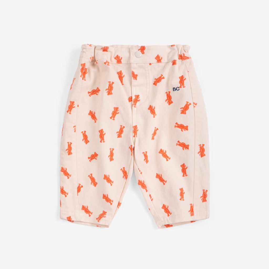 Bobo Choses Softpaw Monster All over Denim Pants