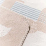 FusseneggerJuwel Baby Blanket Cats Allover- Ecru, 90x70cm