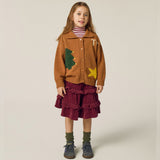 The Campamento Burgundy Velour Skirt