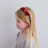 Mimi & Lula - Violet Bow Headband Burgundy