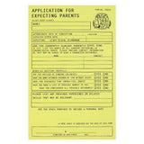New Parents Application Card