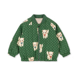 Konges Sløjd Juno Printed Bomber Jacket Dot Miao Verde