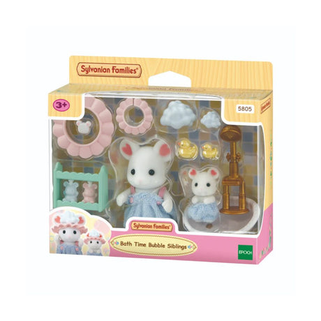 Calico Critters Bathtime Bubble Siblings