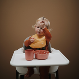 Mushie Silicone Baby Bib - Tradewinds