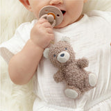 Itzy Bitzy Pal Natural Rubber Pacifier & Plush - Bear