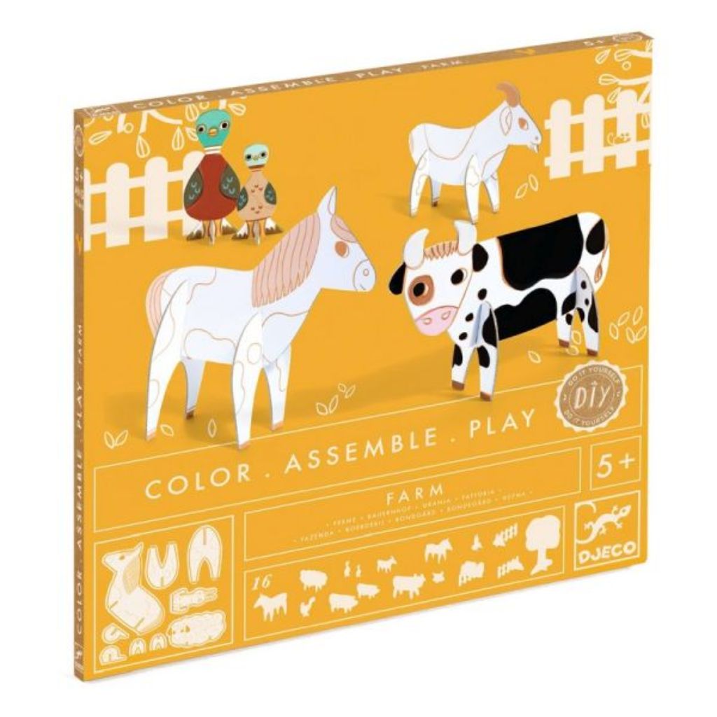 Djeco Colour Assemle Play - Farm