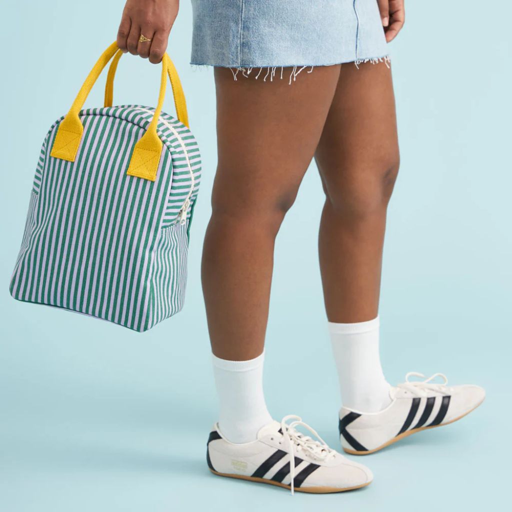 Fluf Zipper Lunch - Candy Stripe Grass