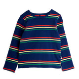 Mini Rodini Multi Color Stripe Ls Tee